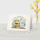 Carte Taco Truck Camper Pun Green Saint-Valentin (Fleur jaune)