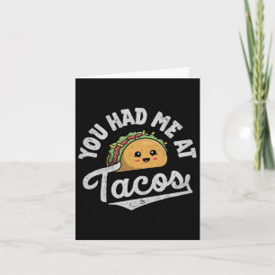 Carte Taco Tu M'As Eu Au Tacos Cinco De Mayo Mexicain Fo