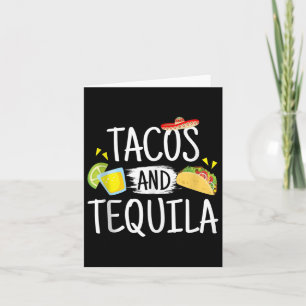 Carte Tacos Drôle Et Tequila Mexicaine Débardeur Sombrer