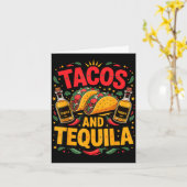 Carte Tacos et (Fleur jaune)