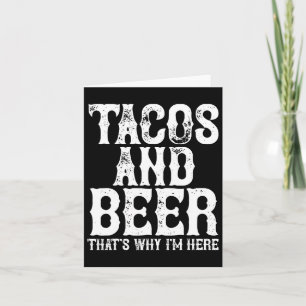 Carte Tacos Et Bière Boire Ivre Cinco De Mayo Hommes Wo