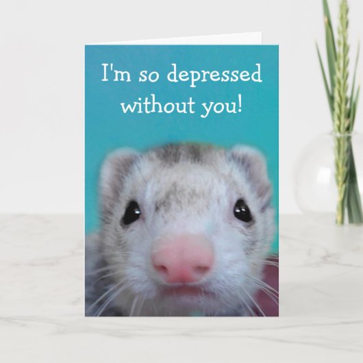 Carte Tad Ferret Vous Manque (Devant)