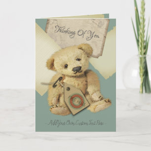Carte Tad Vintage Ours En Conflit