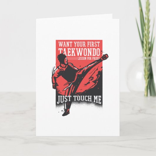 Carte Taekwondo (Devant)