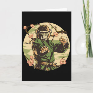Carte Taekwondo Arbre Sakura Arts Martiaux Kickboxing Mm