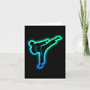 Carte Taekwondo Arts Martiaux Enfants Hommes Garçons Kar