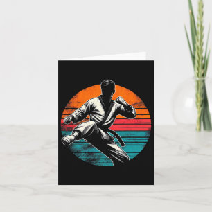 Carte Taekwondo Cadeaux Tee - shirt Martiaux Coréens Pou