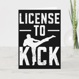 Carte Taekwondo Filles Enfants Karaté Arts Martiaux