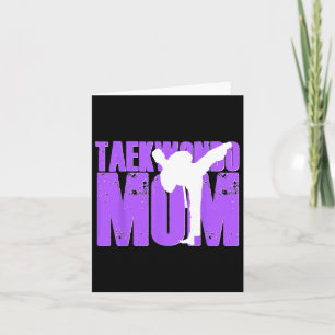 Carte Taekwondo Maman Chemise Tae Kwon Do Martial Arts M