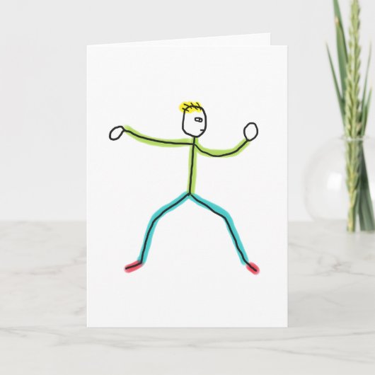 Carte Tai Chi Stickman (Devant)