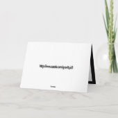 Carte Taille spécifique - Pour utilisation avec 7x5 Phot (Dos)