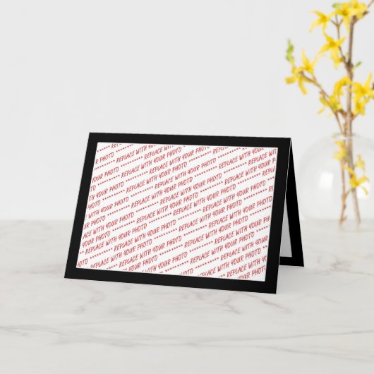 Carte Taille spécifique - Pour utilisation avec 7x5 Phot (Fleur jaune)