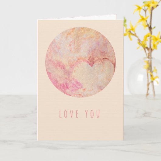 CARTE T'AIME (Fleur jaune)