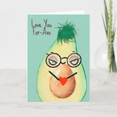 Carte T'aime pour un Avocat Saint-Valentin (Devant)