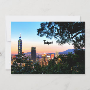 Carte Taipei, Taïwan