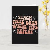 Carte Take Data Write Ieps Sped Teacher Special Educatio (Fleur jaune)