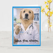 Carte Take the Shots Get Well Card T-2 (Fleur jaune)
