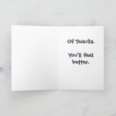 Carte Take the Shots Get Well Card T-2 (Intérieur)