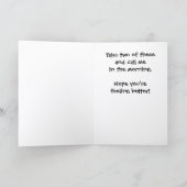 Carte Take Two Dog Bones Get Well Card  DBA-1 (Intérieur)