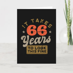Carte Takes 66 Years to look this fine Greeting Card