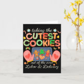 Carte Taking The Cutest Cookies Out Of The Oven Labor An (Fleur jaune)