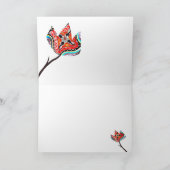 Carte Talavera Colorée Mexique Salutation (Intérieur)