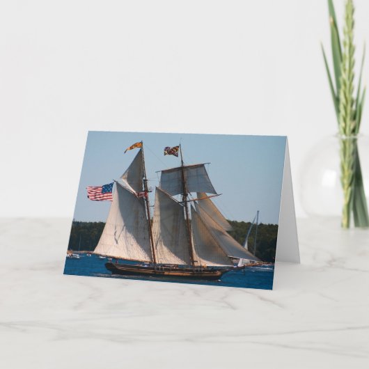Carte Tall Ship Pride of Baltimore (Devant)