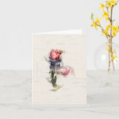 Carte Tall Tulip (Fleur jaune)