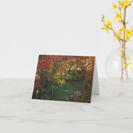 Carte Tallow chinois (Fleur jaune)