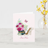 Carte talons de bouquet floraux (Fleur jaune)