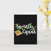Carte Tamales Squad Tamales Creds Fun Christmas (Fleur jaune)