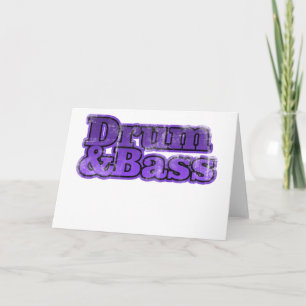 Carte Tambour et basse pourpre