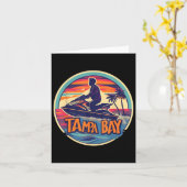 Carte Tampa Bay Floride Jetski Bateau Eaux du Golfe (Fleur jaune)