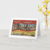 Carte Tampa, Floride - Salutations De Mac Dill Field (Fleur jaune)