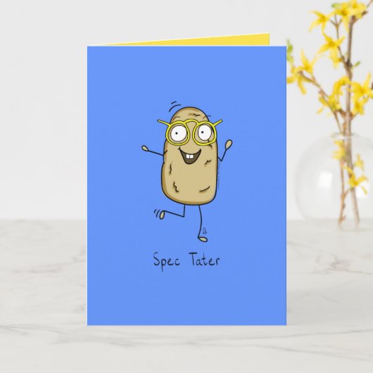 Carte Tampon de spécifications - Pomme de terre avec ver (Fleur jaune)