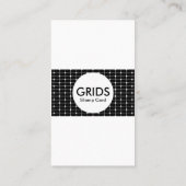 carte tampon grilles (couleur personnalisable) (Dos)