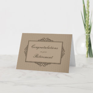 Carte Tan Deco Retraite