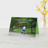 Carte tandem de joyeux anniversaire d'amoureux de (Fleur jaune)