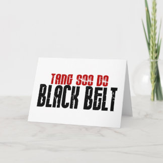 Carte Tang Soo Do Black Belt Karate