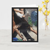 Carte Tango de tulipe (Fleur jaune)