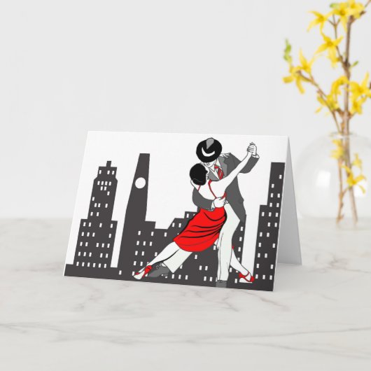 Carte Tango urbain (Fleur jaune)