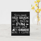 Carte Tant de 3e année, ça a été amusant de regarder en  (Fleur jaune)