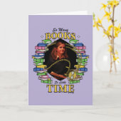 Carte Tant De Livres, Si Peu De Temps (Fleur jaune)