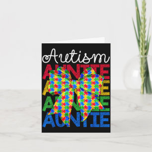 Carte Tante autiste journée de sensibilisation à l'autis