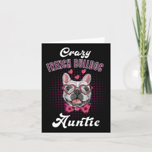 Carte Tante Bouledogue Français Fête des Mères Tante Bou
