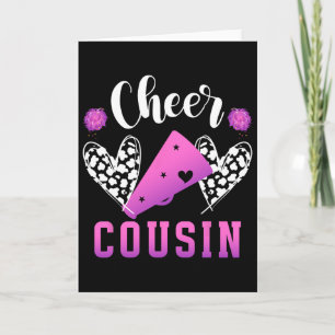 Carte Tante cheerleader Tante d'une cheerleader