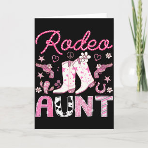 Carte Tante de Rodéo Nk Cowgirl Occidental Coquette Anni