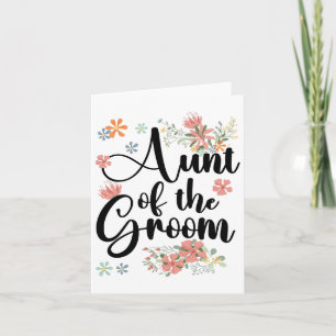 Carte Tante des fleurs de la chambre Tante du Groo