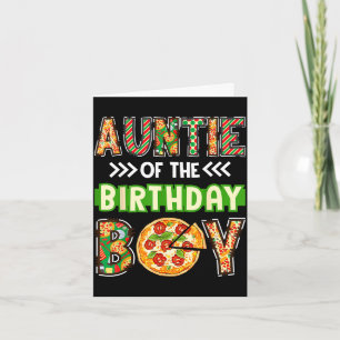 Carte Tante du garçon garçon d'anniversaire amateur de p