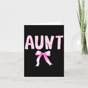 Carte Tante équipe d'anniversaire correspondance noeud p